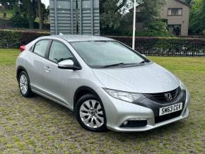 HONDA CIVIC 2013 (63) at Lamberts Garage Leven
